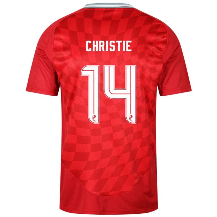 Kandiny Női Mya Christie #14 Piros Hazai Jersey 2024/25 Mez Póló Ing