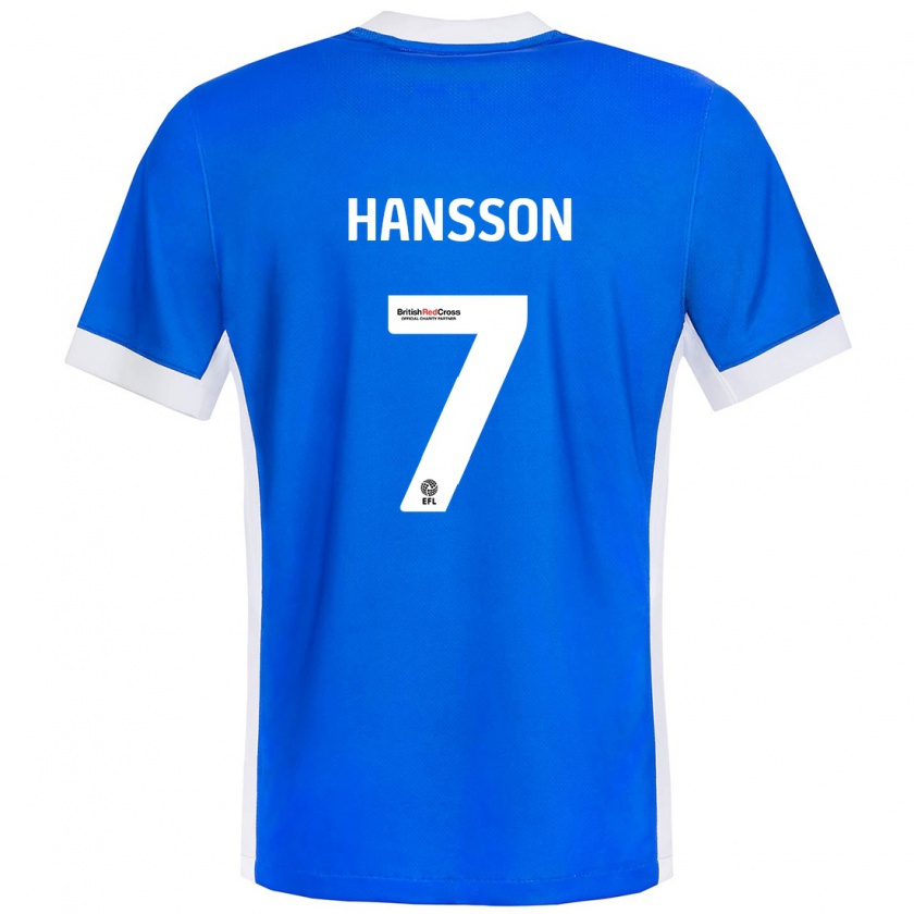 Kandiny Női Emil Hansson #7 Kék Fehér Hazai Jersey 2024/25 Mez Póló Ing