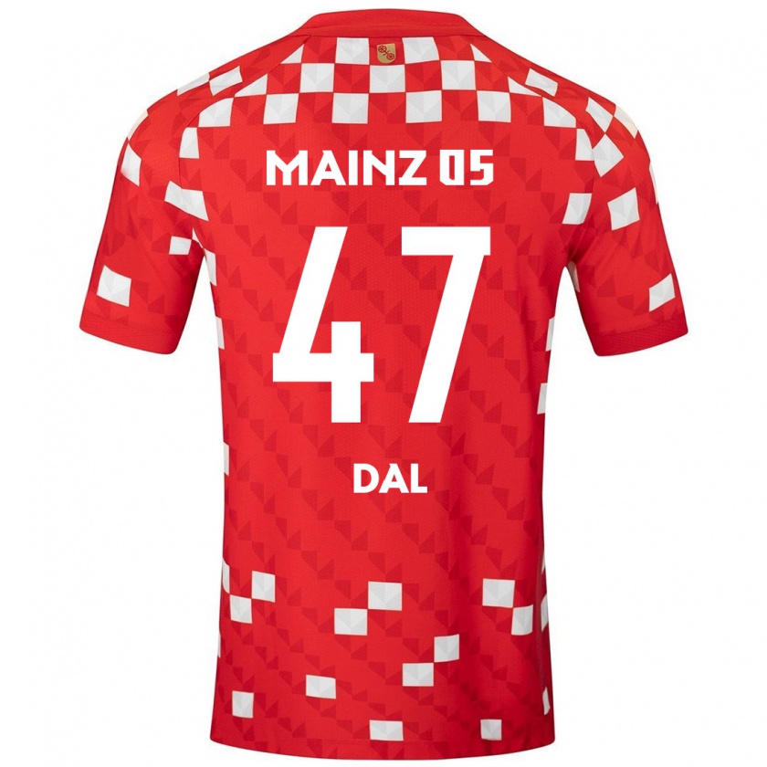 Kandiny Női Maxim Dal #47 Fehér Piros Hazai Jersey 2024/25 Mez Póló Ing