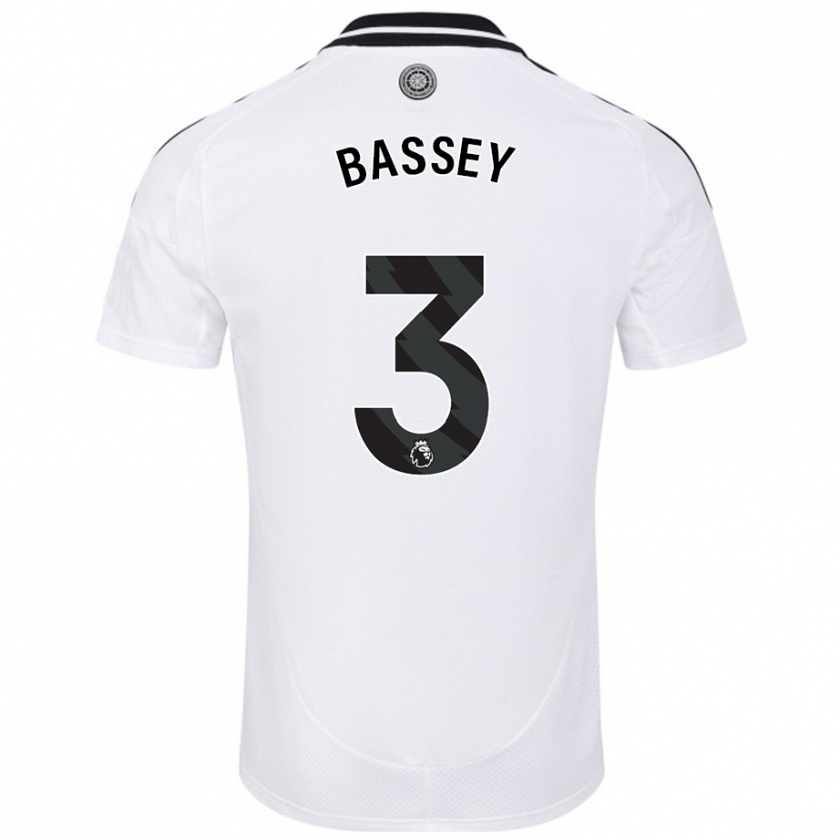 Kandiny Női Calvin Bassey #3 Fehér Hazai Jersey 2024/25 Mez Póló Ing