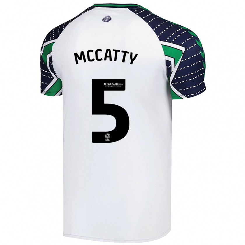 Kandiny Női Grace Mccatty #5 Fehér Idegenbeli Jersey 2024/25 Mez Póló Ing