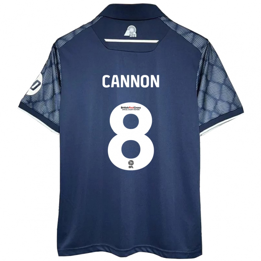 Kandiny Női Andy Cannon #8 Fekete Idegenbeli Jersey 2024/25 Mez Póló Ing