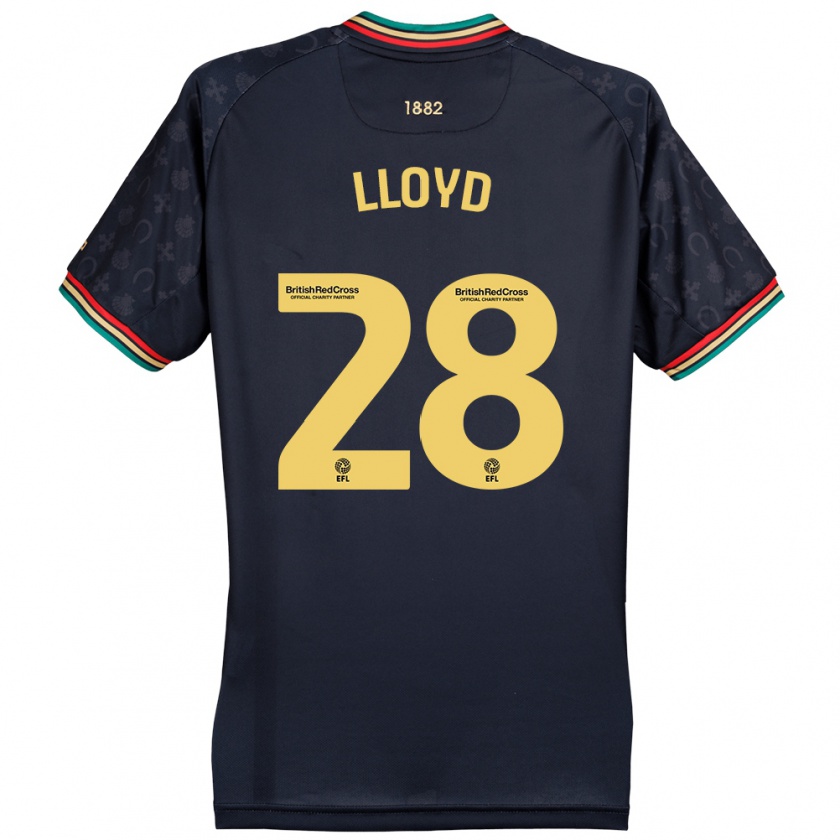 Kandiny Női Alfie Lloyd #28 Sötét Sötétkék Idegenbeli Jersey 2024/25 Mez Póló Ing