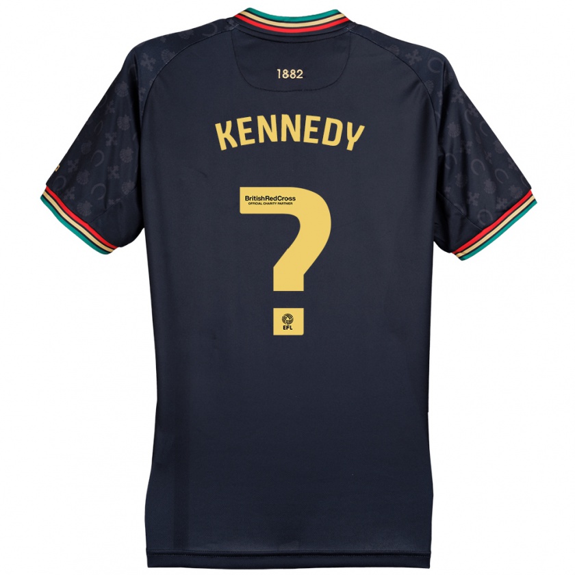 Kandiny Női Rico Kennedy #0 Sötét Sötétkék Idegenbeli Jersey 2024/25 Mez Póló Ing