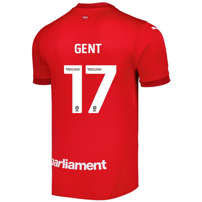 Kandiny Gyermek Georgie Gent #17 Piros Hazai Jersey 2024/25 Mez Póló Ing