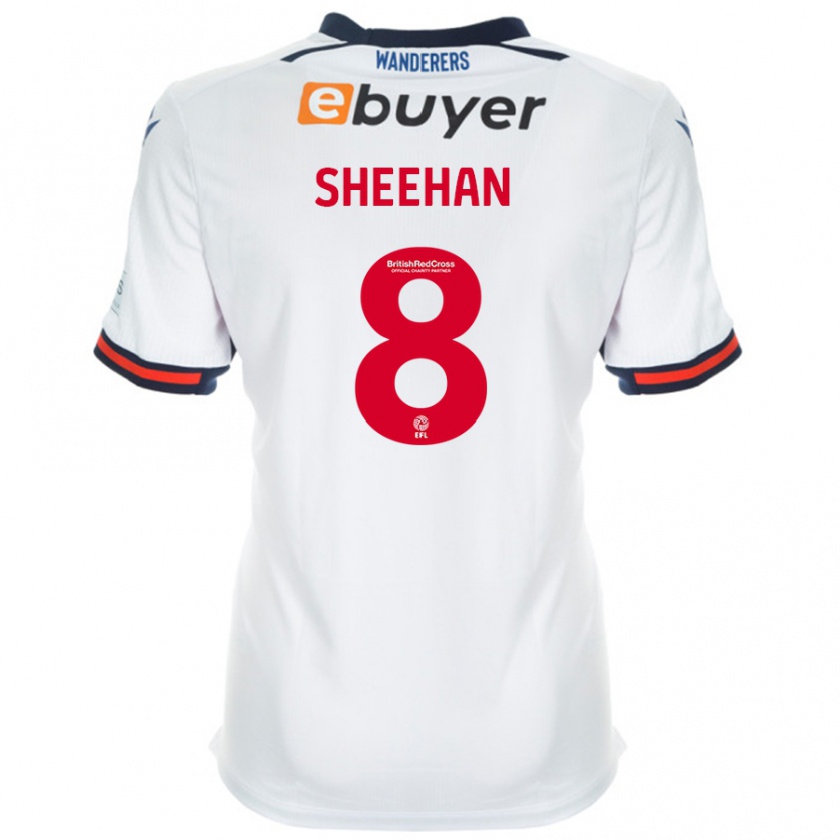 Kandiny Gyermek Josh Sheehan #8 Fehér Hazai Jersey 2024/25 Mez Póló Ing