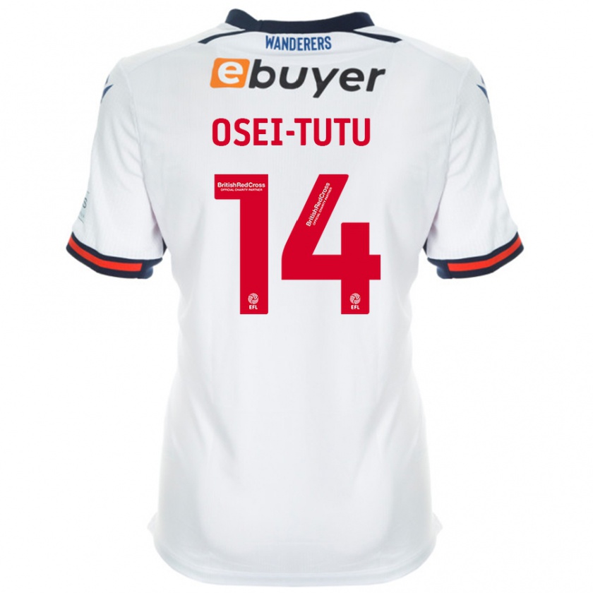 Kandiny Gyermek Jordi Osei-Tutu #14 Fehér Hazai Jersey 2024/25 Mez Póló Ing