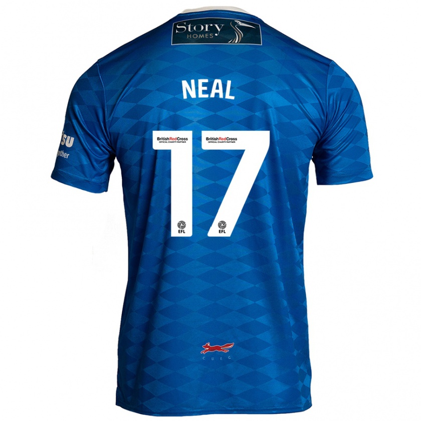 Kandiny Gyermek Harrison Neal #17 Kék Hazai Jersey 2024/25 Mez Póló Ing