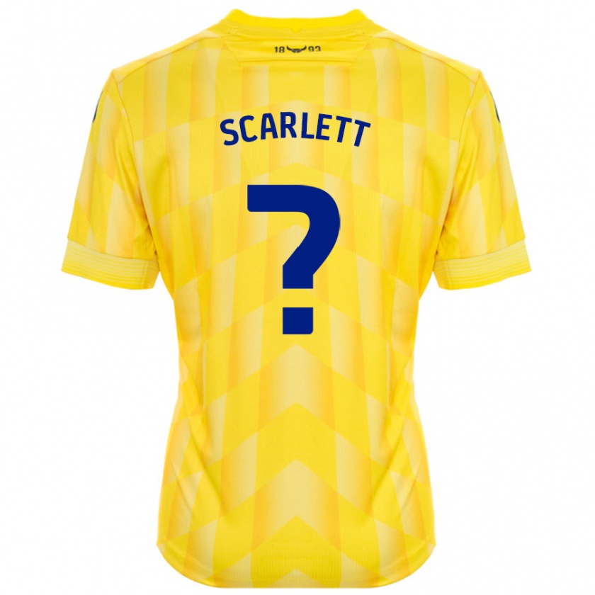 Kandiny Gyermek Dane Scarlett #0 Sárga Hazai Jersey 2024/25 Mez Póló Ing