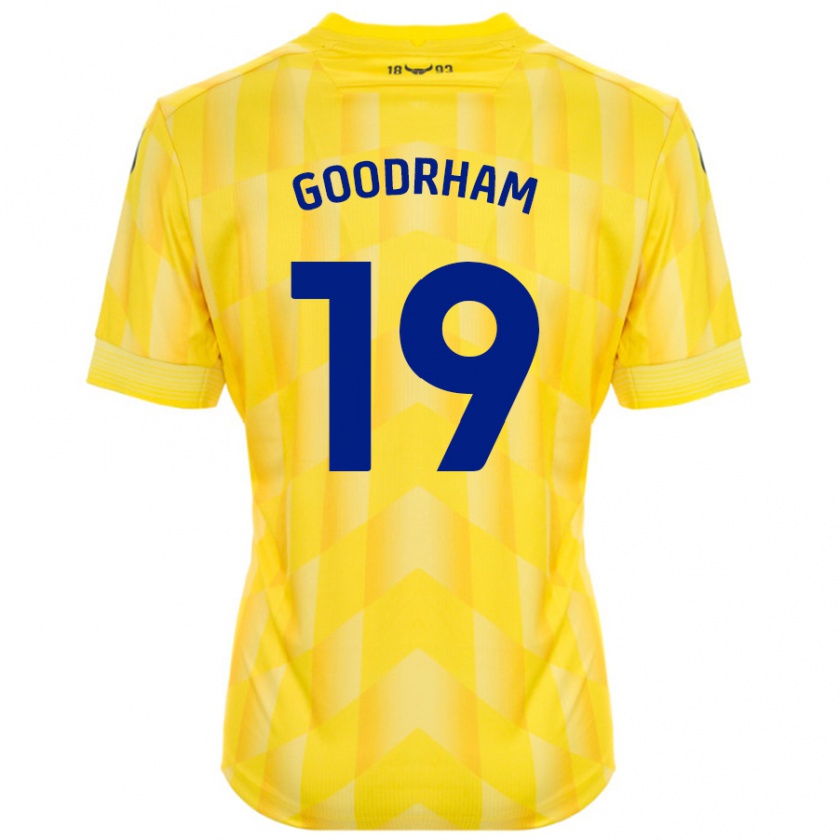 Kandiny Gyermek Tyler Goodrham #19 Sárga Hazai Jersey 2024/25 Mez Póló Ing