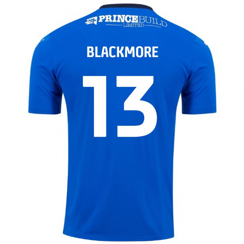 Kandiny Gyermek Will Blackmore #13 Kék Fehér Hazai Jersey 2024/25 Mez Póló Ing