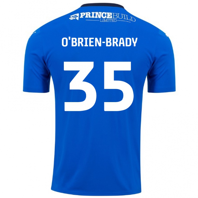 Kandiny Gyermek Donay O'brien-Brady #35 Kék Fehér Hazai Jersey 2024/25 Mez Póló Ing