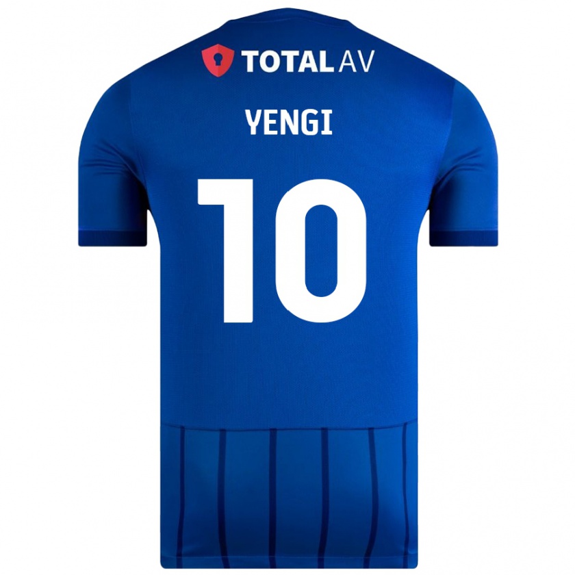 Kandiny Gyermek Kusini Yengi #10 Kék Hazai Jersey 2024/25 Mez Póló Ing