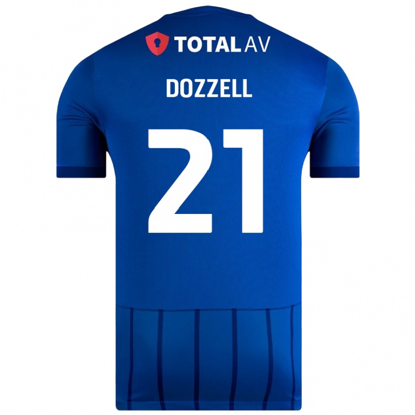 Kandiny Gyermek Andre Dozzell #21 Kék Hazai Jersey 2024/25 Mez Póló Ing