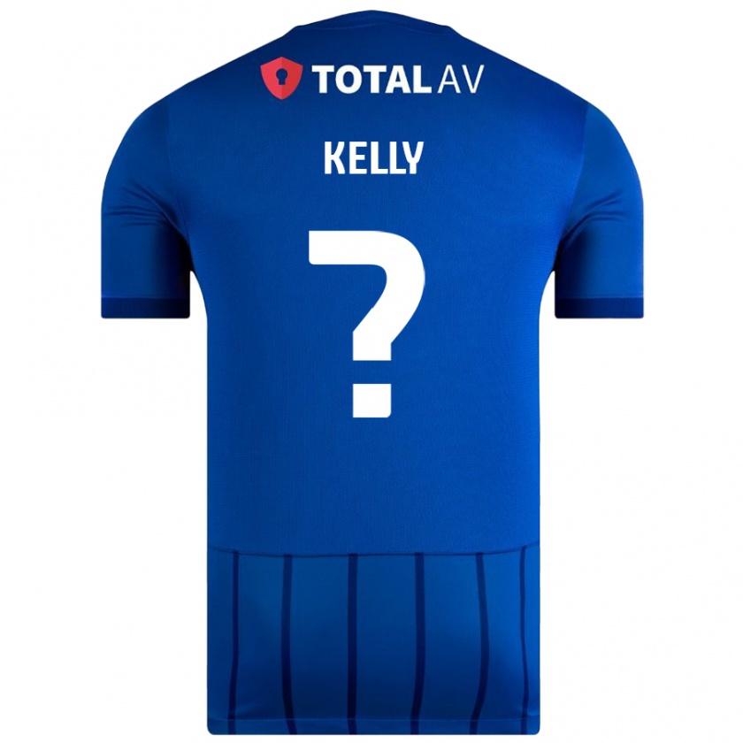 Kandiny Gyermek Liam Kelly #0 Kék Hazai Jersey 2024/25 Mez Póló Ing