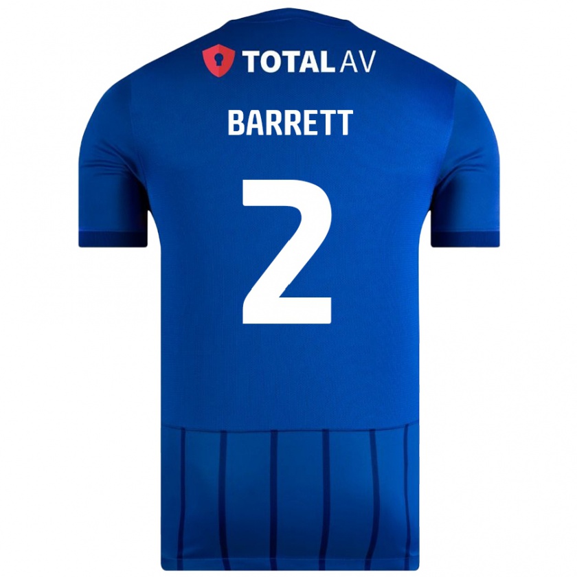 Kandiny Gyermek Nicole Barrett #2 Kék Hazai Jersey 2024/25 Mez Póló Ing