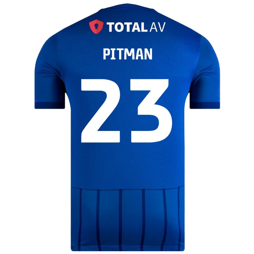 Kandiny Gyermek Emily Pitman #23 Kék Hazai Jersey 2024/25 Mez Póló Ing