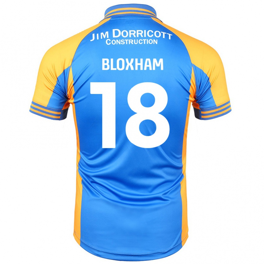 Kandiny Gyermek Tom Bloxham #18 Kék Borostyán Hazai Jersey 2024/25 Mez Póló Ing