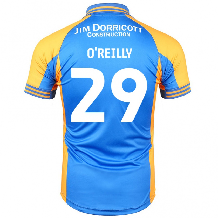 Kandiny Gyermek Tommi O'reilly #29 Kék Borostyán Hazai Jersey 2024/25 Mez Póló Ing