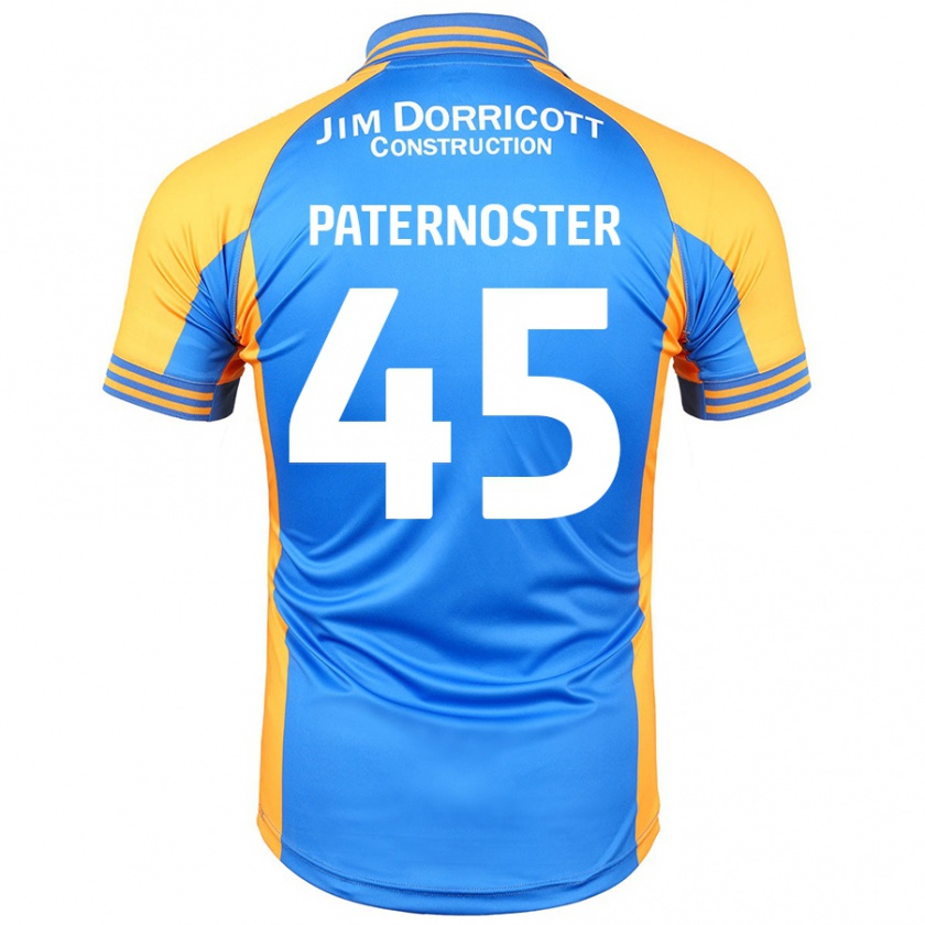 Kandiny Gyermek Vladimir Paternoster #45 Kék Borostyán Hazai Jersey 2024/25 Mez Póló Ing