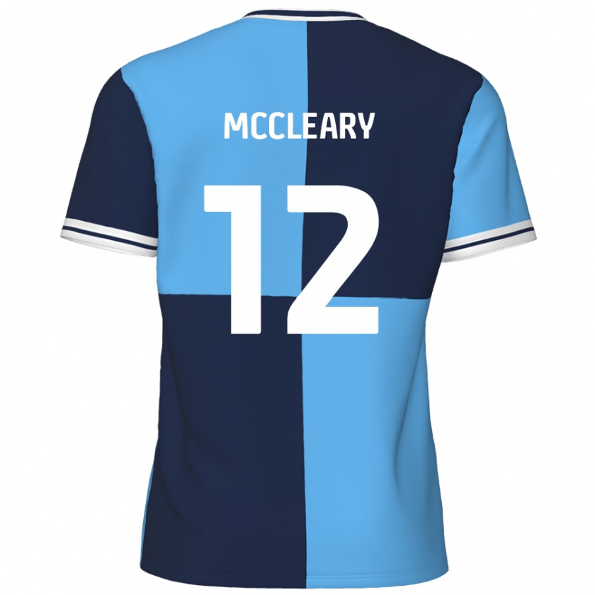 Kandiny Gyermek Garath Mccleary #12 Égszínkék Sötétkék Hazai Jersey 2024/25 Mez Póló Ing