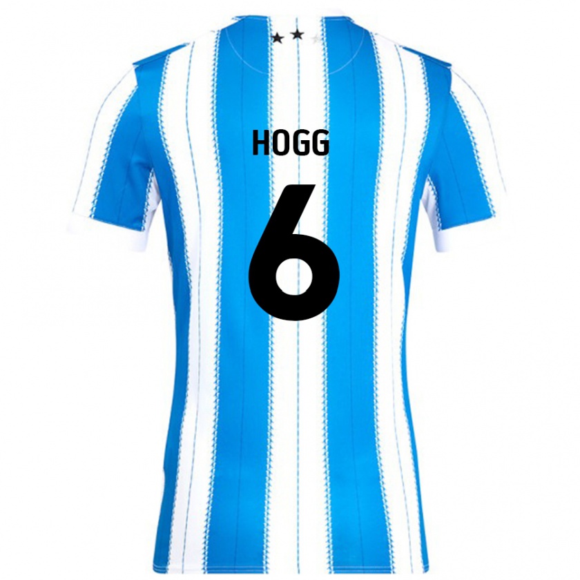 Kandiny Gyermek Jonathan Hogg #6 Kék Fehér Hazai Jersey 2024/25 Mez Póló Ing