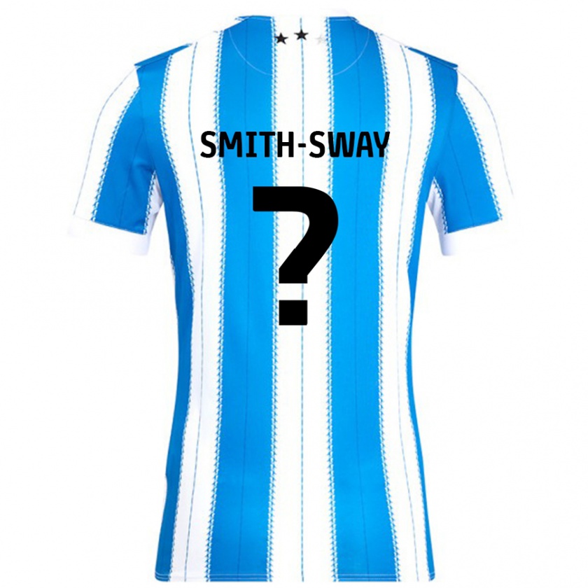 Kandiny Gyermek Jay Smith-Sway #0 Kék Fehér Hazai Jersey 2024/25 Mez Póló Ing