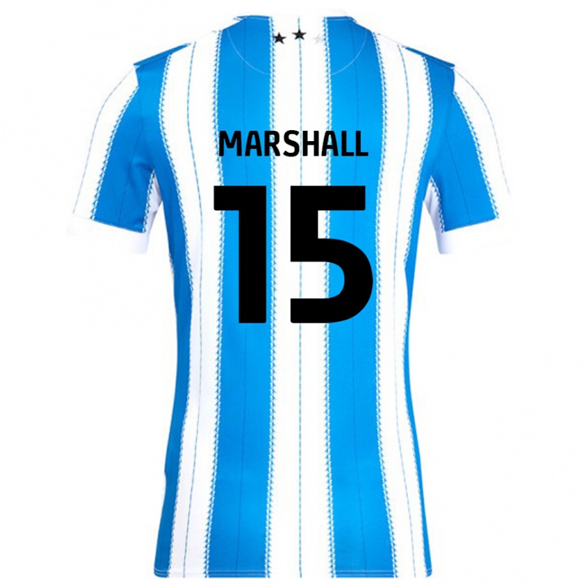 Kandiny Gyermek Georgia Marshall #15 Kék Fehér Hazai Jersey 2024/25 Mez Póló Ing