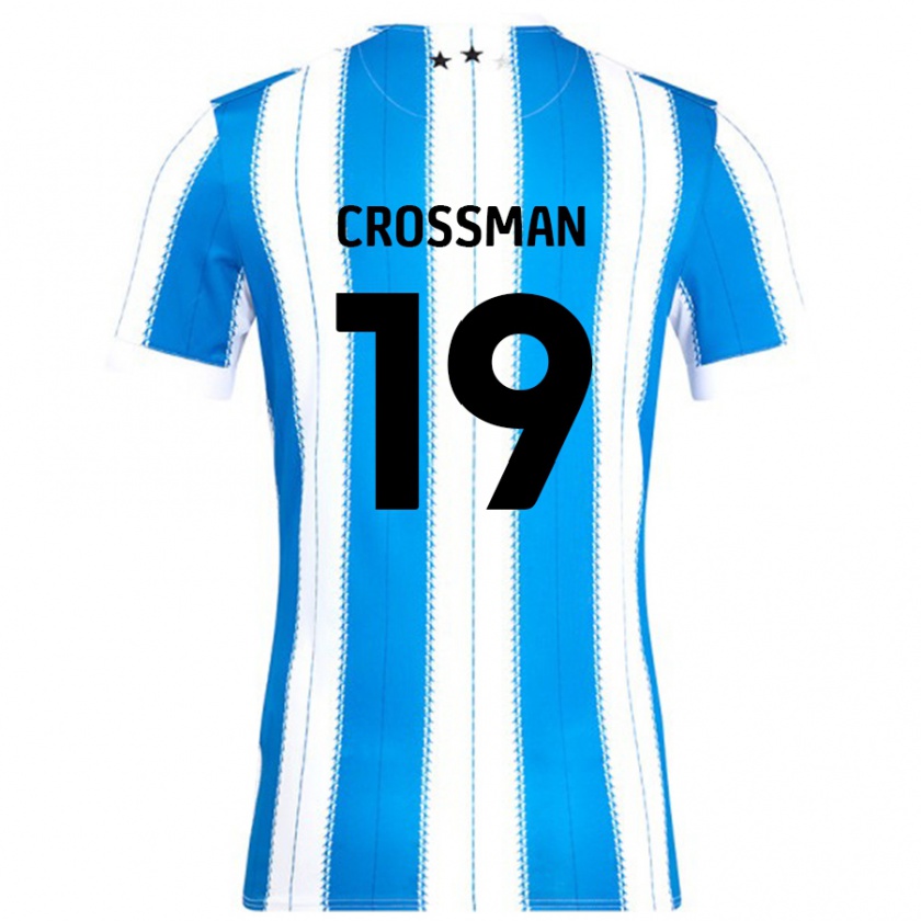 Kandiny Gyermek Paige Crossman #19 Kék Fehér Hazai Jersey 2024/25 Mez Póló Ing