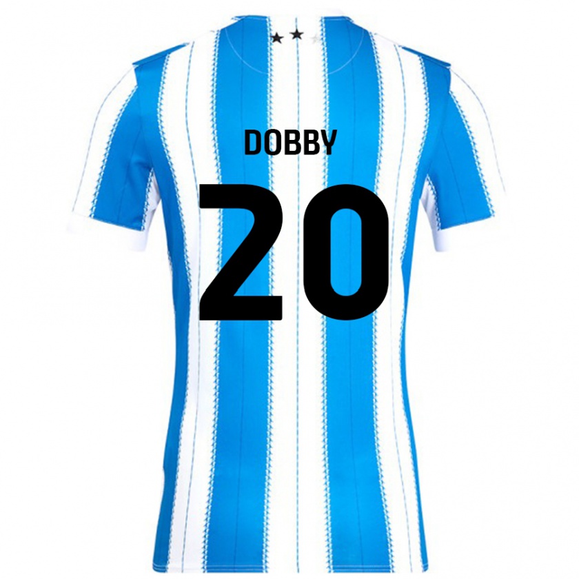 Kandiny Gyermek Sarah Dobby #20 Kék Fehér Hazai Jersey 2024/25 Mez Póló Ing