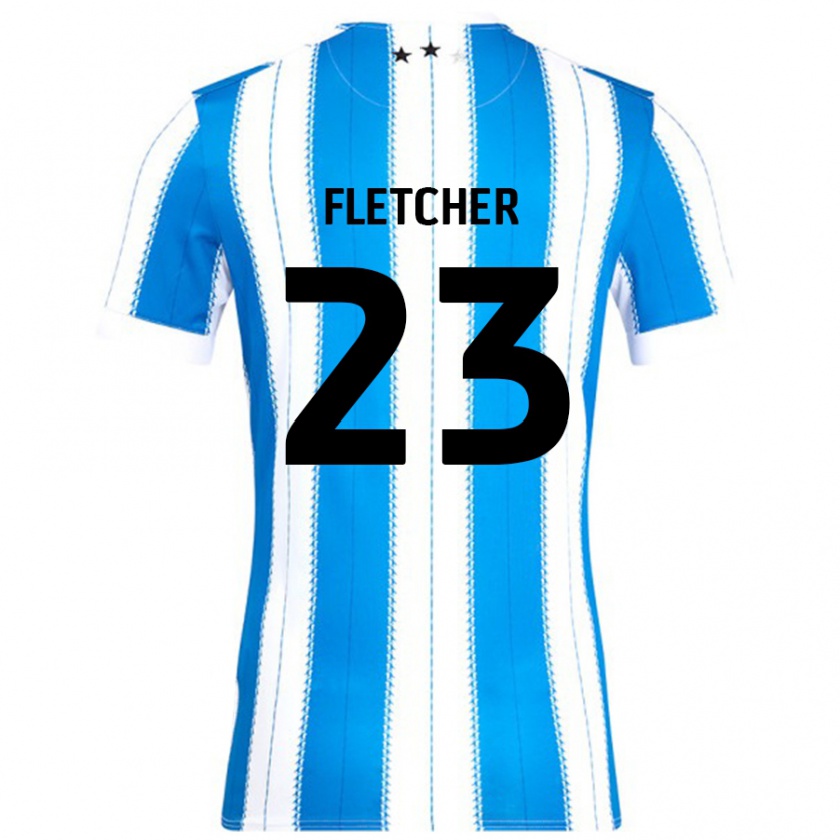 Kandiny Gyermek Serena Fletcher #23 Kék Fehér Hazai Jersey 2024/25 Mez Póló Ing