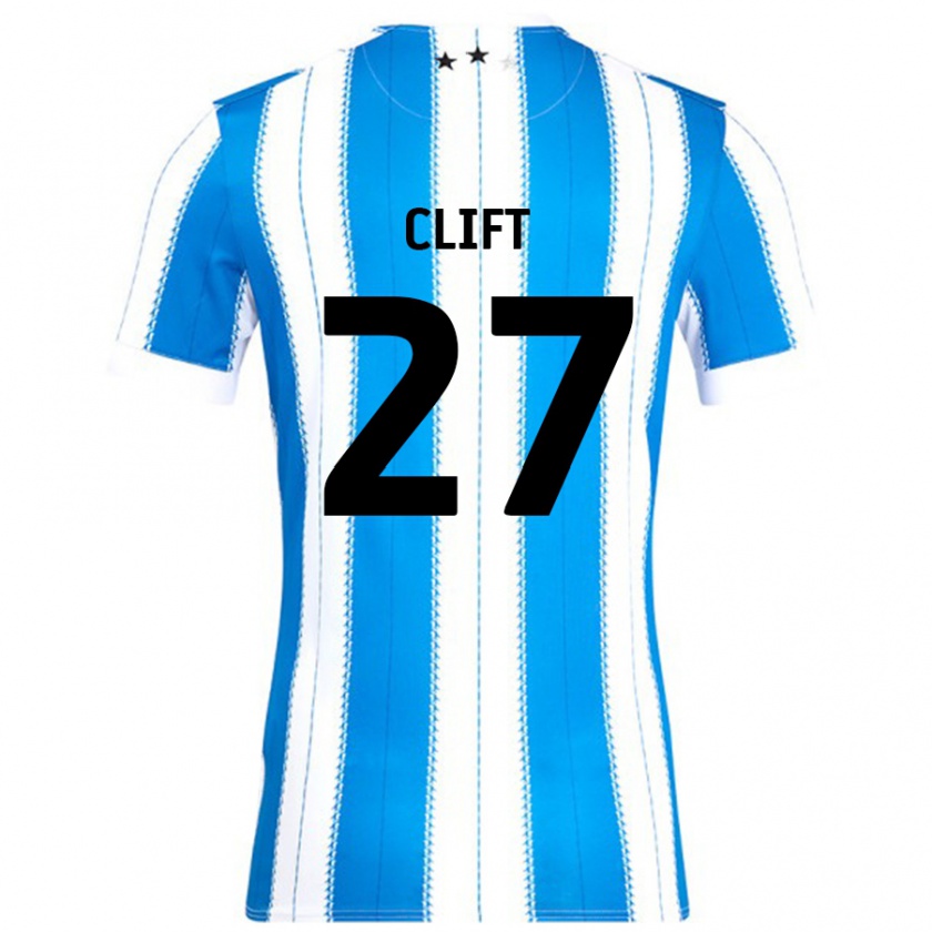 Kandiny Gyermek Cassidy Clift #27 Kék Fehér Hazai Jersey 2024/25 Mez Póló Ing