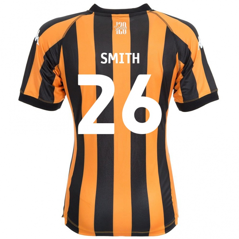 Kandiny Gyermek Andy Smith #26 Fekete Borostyán Hazai Jersey 2024/25 Mez Póló Ing