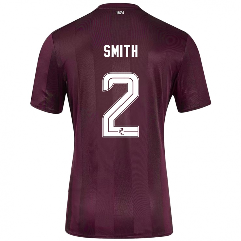 Kandiny Gyermek Lucas Smith #2 Burgundia Hazai Jersey 2024/25 Mez Póló Ing