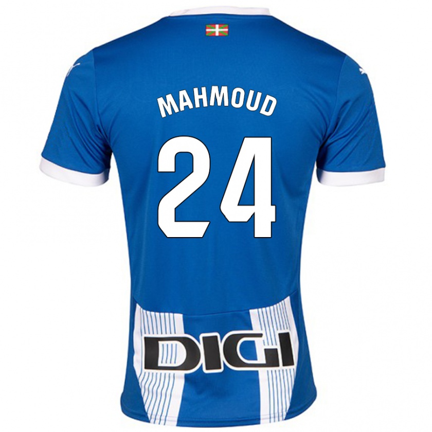 Kandiny Gyermek Abdallahi Mahmoud #24 Kék Hazai Jersey 2024/25 Mez Póló Ing