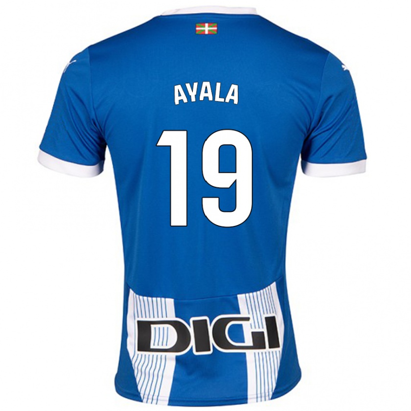 Kandiny Gyermek Axel Ayala #19 Kék Hazai Jersey 2024/25 Mez Póló Ing