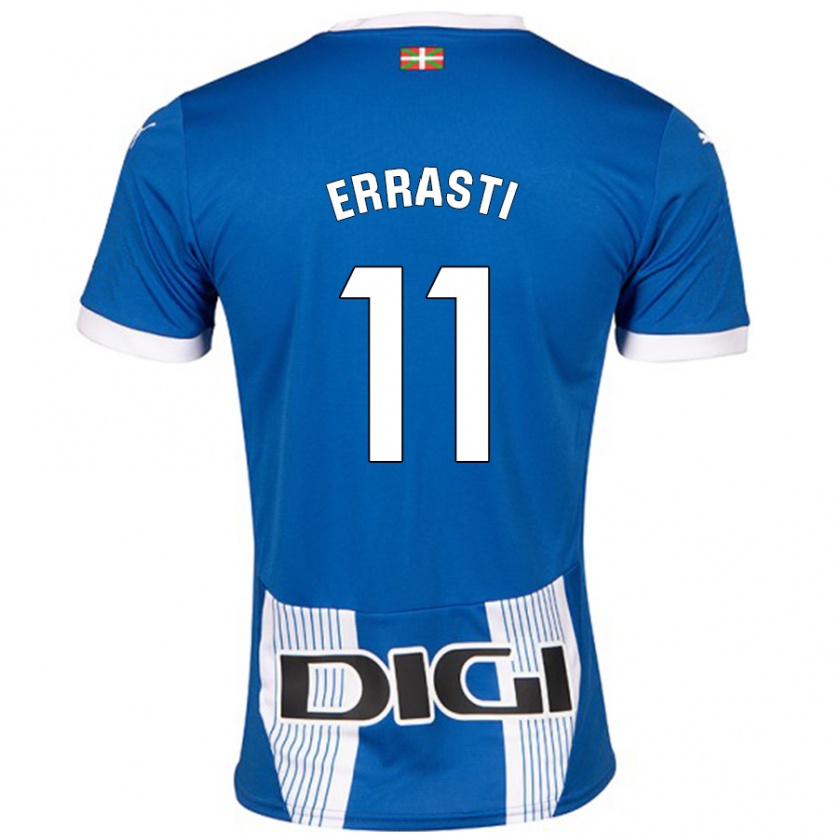 Kandiny Gyermek Elene Errasti #11 Kék Hazai Jersey 2024/25 Mez Póló Ing