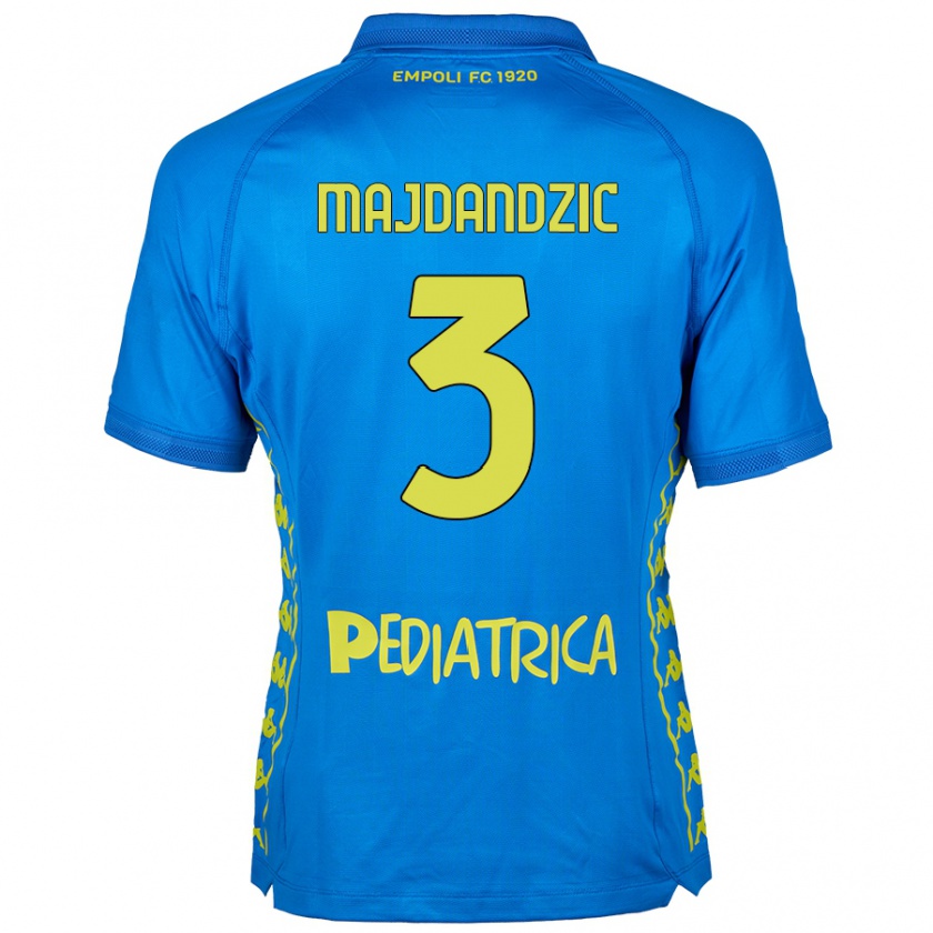 Kandiny Gyermek Patrik Majdandzic #3 Kék Hazai Jersey 2024/25 Mez Póló Ing