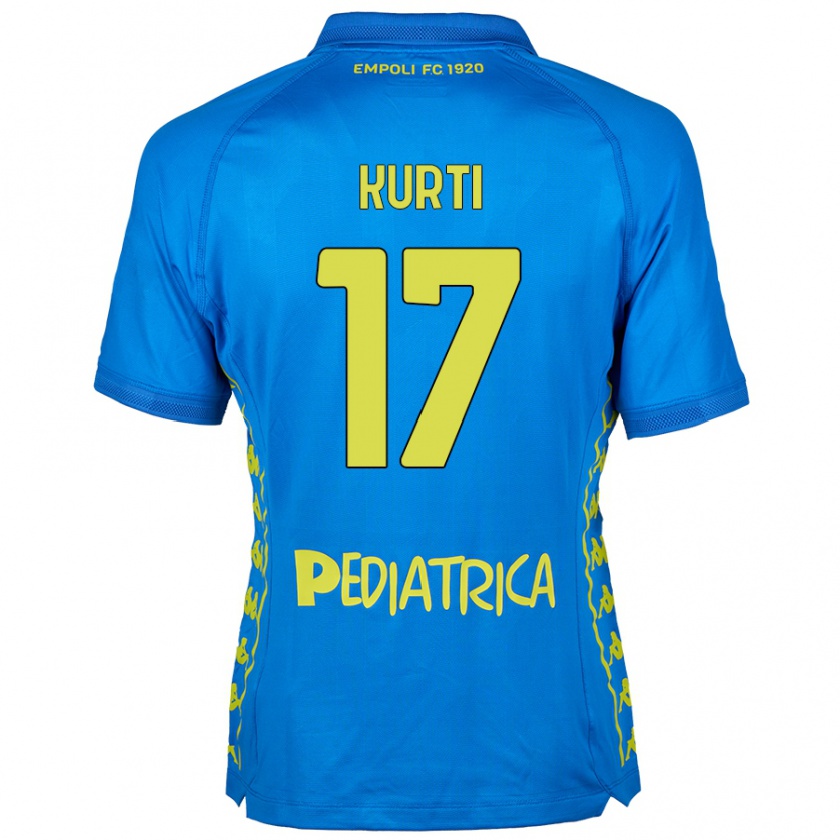 Kandiny Gyermek Adi Kurti #17 Kék Hazai Jersey 2024/25 Mez Póló Ing