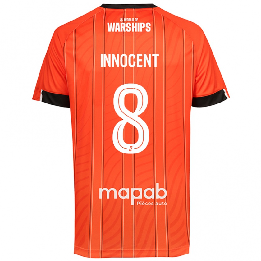 Kandiny Gyermek Bonke Innocent #8 Narancs Hazai Jersey 2024/25 Mez Póló Ing