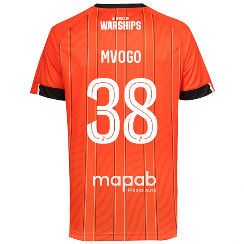 Kandiny Gyermek Yvon Mvogo #38 Narancs Hazai Jersey 2024/25 Mez Póló Ing