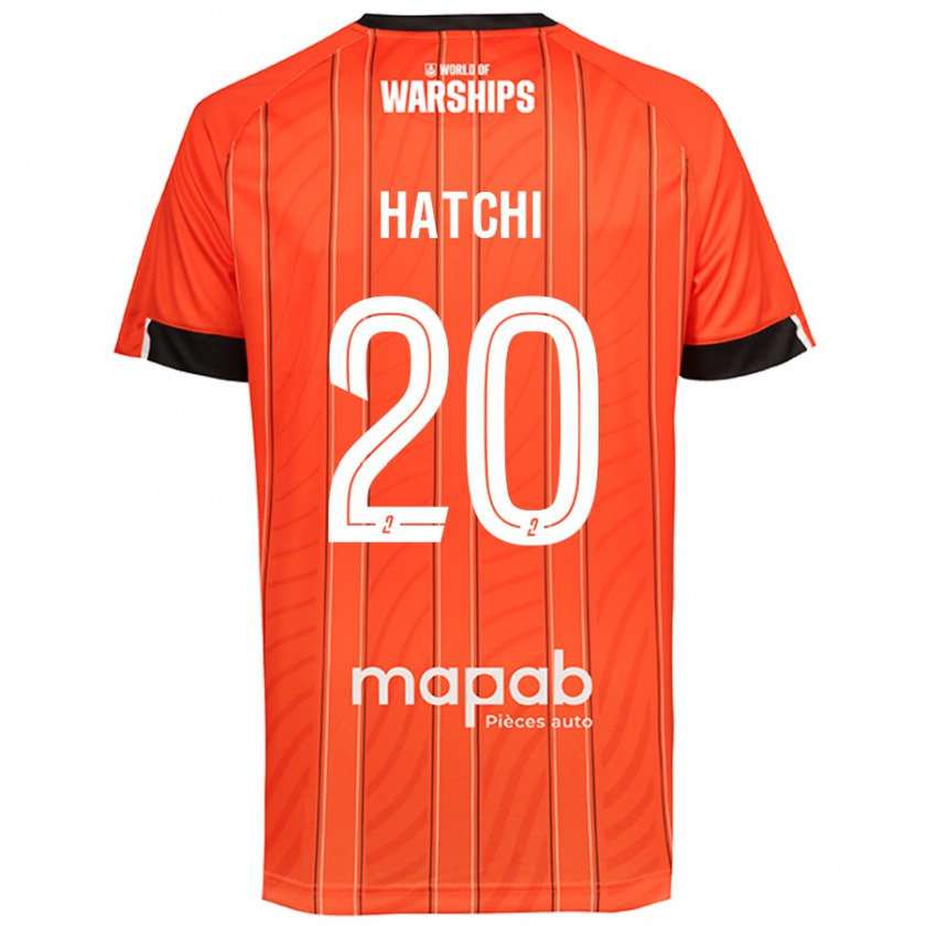 Kandiny Gyermek Jérémy Hatchi #20 Narancs Hazai Jersey 2024/25 Mez Póló Ing