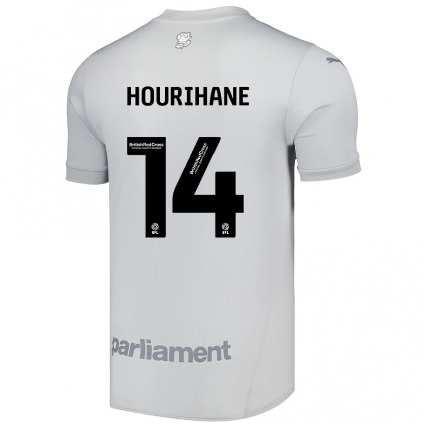 Kandiny Gyermek Conor Hourihane #14 Ezüstszürke Idegenbeli Jersey 2024/25 Mez Póló Ing