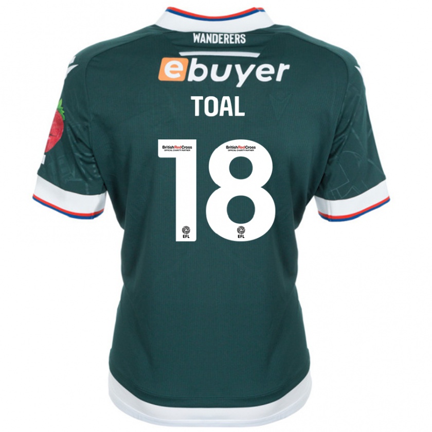 Kandiny Gyermek Eoin Toal #18 Sötétzöld Idegenbeli Jersey 2024/25 Mez Póló Ing