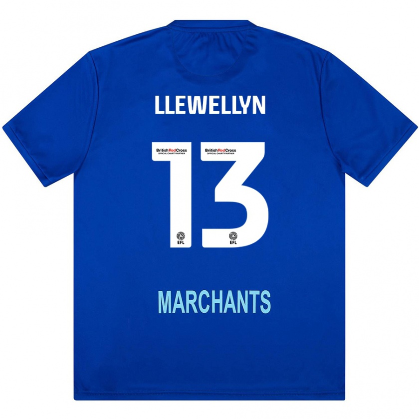 Kandiny Gyermek Ffion Llewellyn #13 Zöld Idegenbeli Jersey 2024/25 Mez Póló Ing