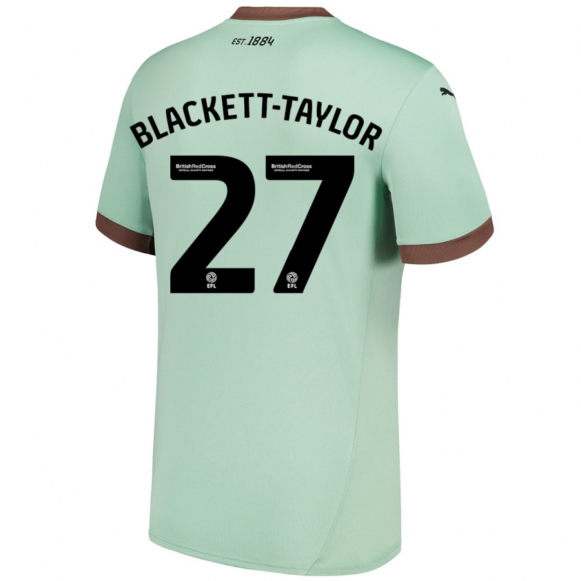 Kandiny Gyermek Corey Blackett-Taylor #27 Halványzöld Idegenbeli Jersey 2024/25 Mez Póló Ing