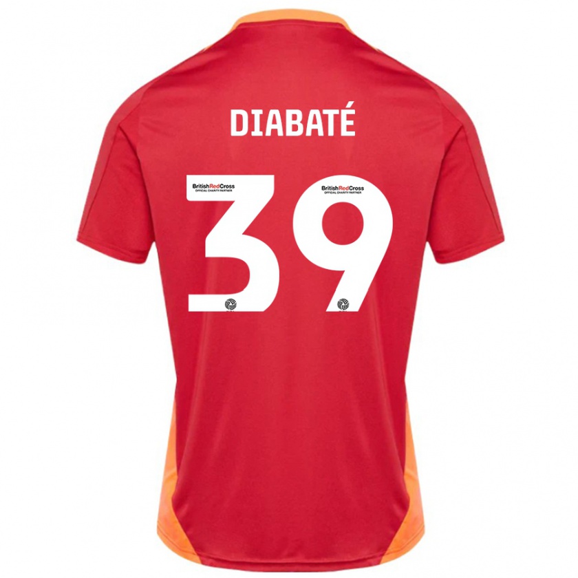 Kandiny Gyermek Cheick Diabaté #39 Kék Törtfehér Idegenbeli Jersey 2024/25 Mez Póló Ing