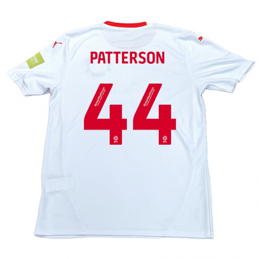 Kandiny Gyermek Phoenix Patterson #44 Fehér Idegenbeli Jersey 2024/25 Mez Póló Ing