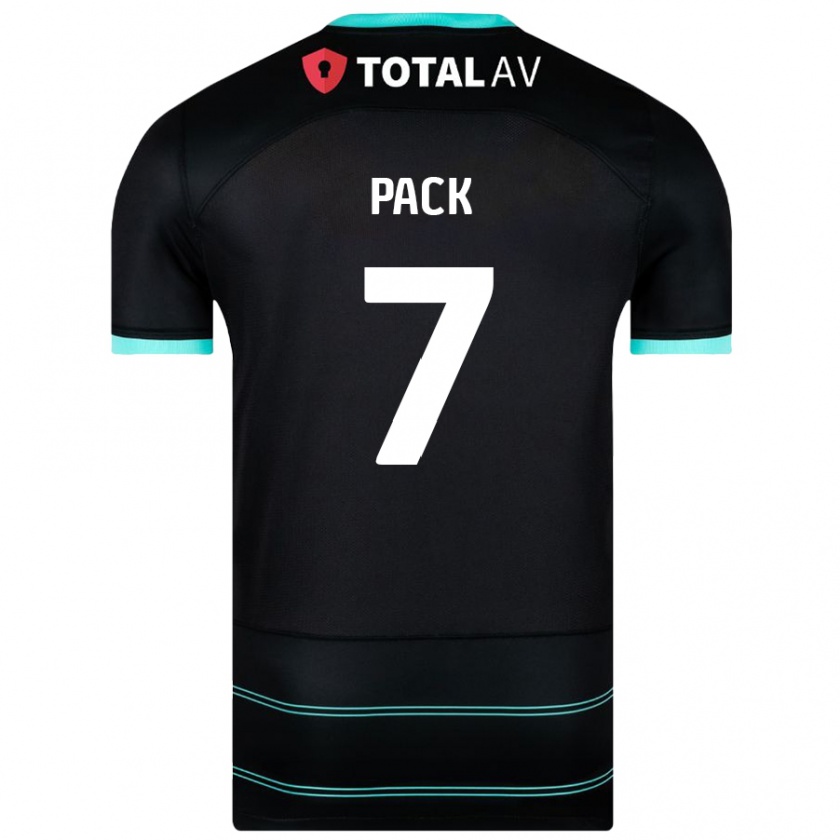 Kandiny Gyermek Marlon Pack #7 Fekete Idegenbeli Jersey 2024/25 Mez Póló Ing