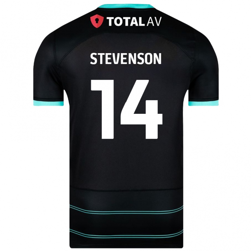 Kandiny Gyermek Ben Stevenson #14 Fekete Idegenbeli Jersey 2024/25 Mez Póló Ing